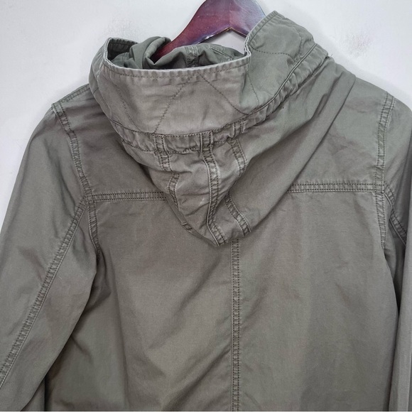 American Eagle Outfitters Green Utility Jacket Size Small 100% Cotton - Picture 7 of 9